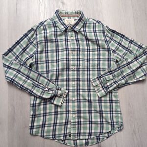 The Normal Brand Shirt Men Small Multi Color Plaid Check Long sleeve button Work
